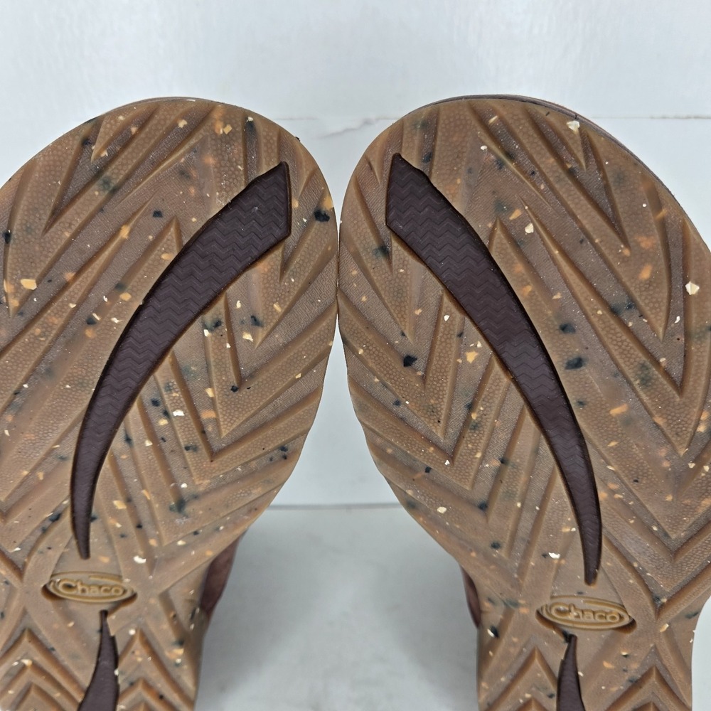 Chaco Barbary‎ Boots Womens 9 Brown Waterproof Leather Wool Lined Lace Up Chukka - Picture 8 of 10
